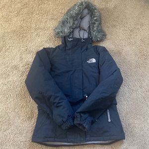 The North Face 550 Winter Jacket with Faux Fur Hood
